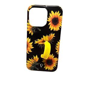 Loopy Sunflower Phone Case For iPhone 13 Pro - Protective & Stylish Left Hand
